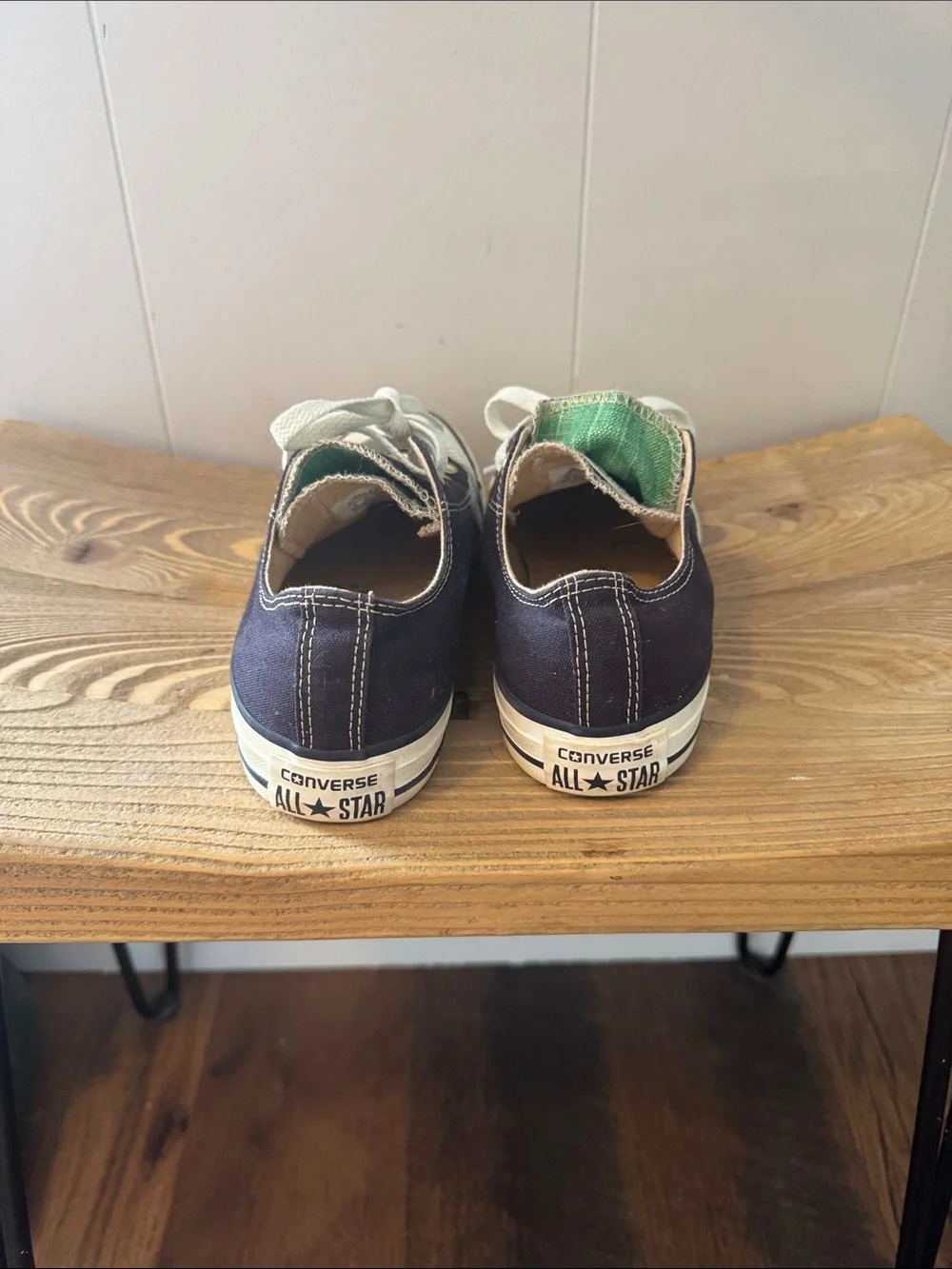 Converse Chuck Taylor Low Top Double-Tongue Sneakers - Navy Size 8 - Picture 3 of 7